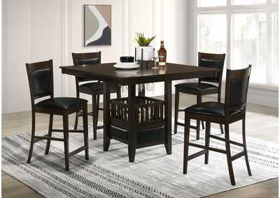 Image for Jaden 5-piece Dining Room Set Espresso and Black