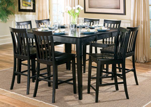 Image for Counter Height Table w/ 6 24in Bar Stools