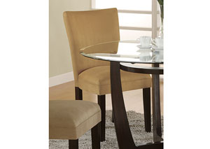 Image for Gold & Cappuccino Parson Chair (Set of 2)