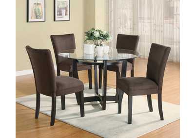 Image for Chocolate & Cappuccino Parson Chair (Set of 2)