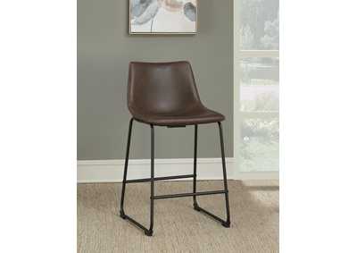 Brown Counter Height Stool (Set of 2)