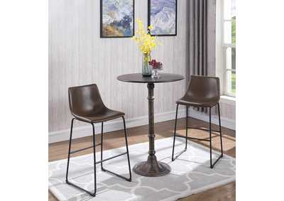 Image for Brown Bar Stool (Set of 2)