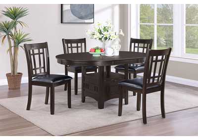 Image for Lavon 5-piece Dining Room Set Espresso and Black