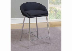 Black Counter Height Stool (Set of 4)