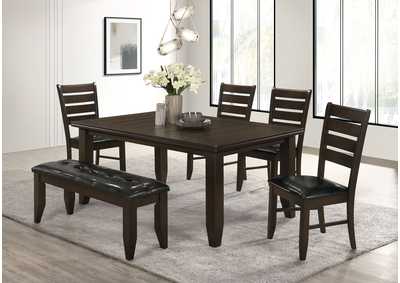 Image for Dalila Dining Room Set Cappuccino and Black