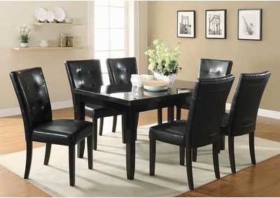 Image for Anisa Black & Cappuccino Side Chair (Set of 2)