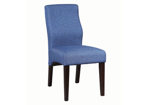 Image for Dark Blue Side Chair (Set of 2)