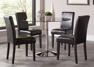 Image for Black Side Chair (Set of 2)