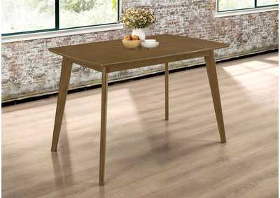 Image for Kersey Dining Table with Angled Legs Chestnut