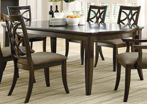 Image for Espresso Dining Table w/ 2 Extension Leaves