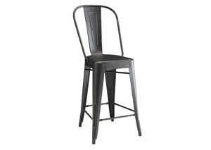 Image for Black Counter Height Chair (Set of 2)