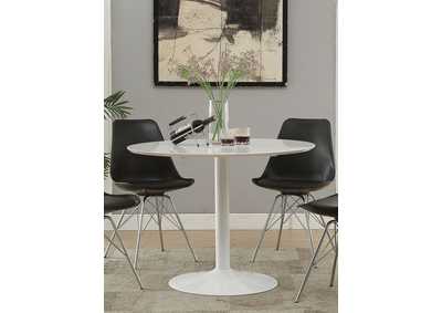 Image for Lowry Round Dining Table White