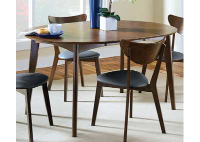 Image for Malone Oval Dining Table Dark Walnut