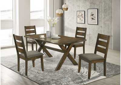 Image for Alston Dining Room Set Knotty Nutmeg and Grey