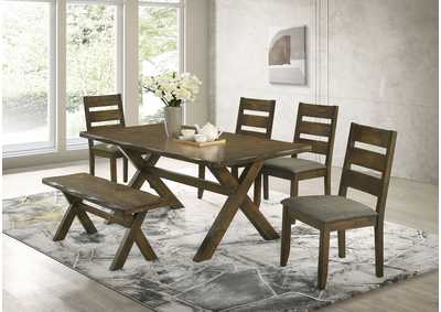 Image for Alston Dining Room Set Knotty Nutmeg and Grey