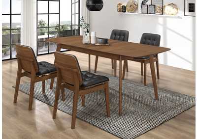 Image for Redbridge Rectangular 5-piece Dining Set Natural Walnut