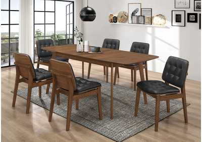 Image for Redbridge Rectangular 7-piece Dining Set Natural Walnut