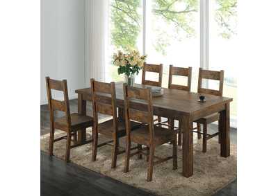 Image for Coleman Dining Room Set Rustic Golden Brown