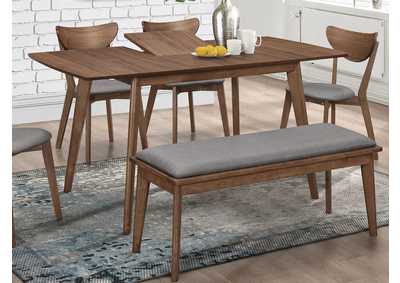 Image for Alfredo Rectangular Dining Table Natural Walnut