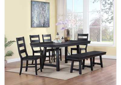 Image for DINING TABLE 6 PC SET