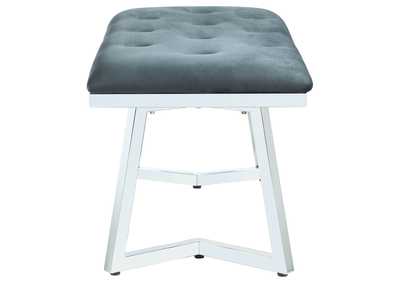 Beaufort Upholstered Tufted Bench Dark Grey,Coaster Furniture