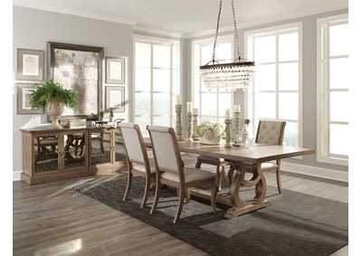 Image for Brockway Rectangular Trestle Dining Set