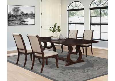 Image for Brockway Rectangular Trestle Dining Set