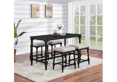 5 PC COUNTER HT DINING SET