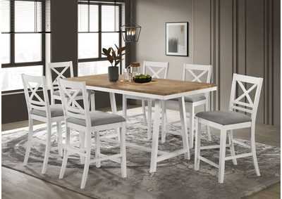 Image for COUNTER HT DINING TABLE 7 PC