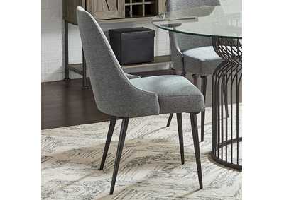 Image for Alan Upholstered Dining Chairs Grey (Set of 2)