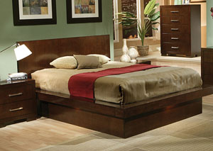 Jessica Cappuccino King Bed