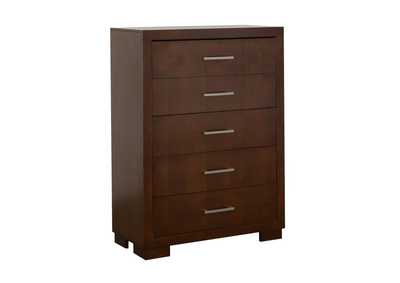 Image for Jessica 5 - drawer Chest Cappuccino