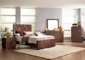 Image for Gallagher Golden Brown California King Bed