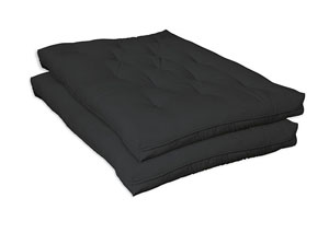 Image for Black Deluxe Innerspring Futon Pad