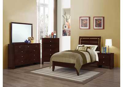 Image for Serenity Merlot Twin Bed