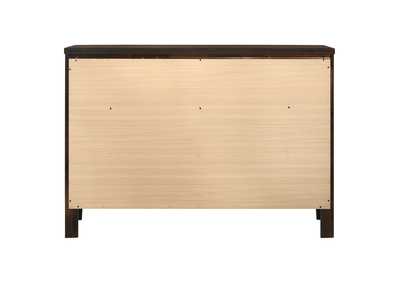Carlton 6-drawer Rectangular Dresser Cappuccino,Coaster Furniture