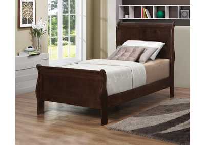 Image for Louis Philippe Cappuccino Twin Bed