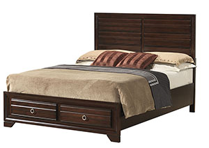 Image for Cappuccino California King Size Bed