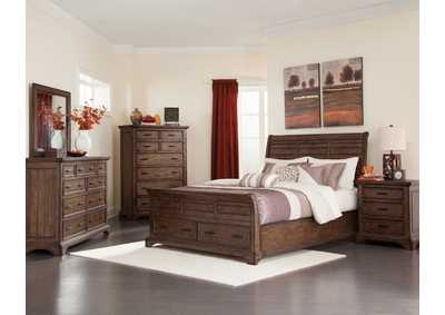 Image for Elk Grove Storage Bedroom Set Vintage Bourbon