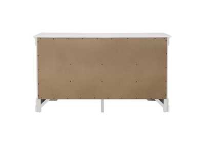 Louis Philippe 6-drawer Dresser White,Coaster Furniture