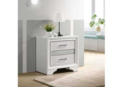 Image for Miranda 2-drawer Nightstand Tray White