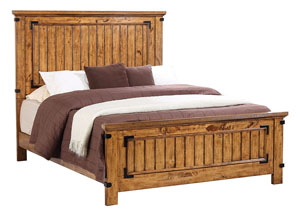 Natural & Honey Full Panel Bed