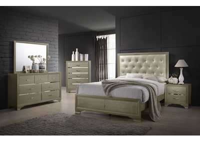 Image for Beaumont Bedroom Set Metallic Champagne