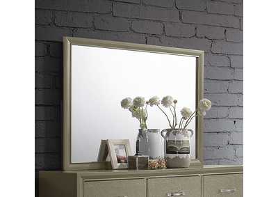 Image for Beaumont Rectangular Mirror Champagne