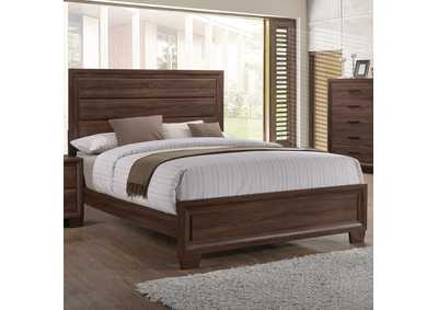 Image for Brandon Eastern King Panel Bed Medium Warm Brown