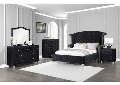 Image for Deanna 5-piece Eastern King Bedroom Set Black