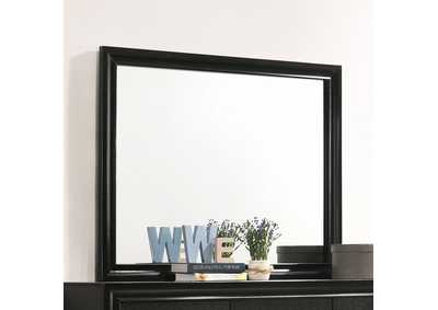 Image for Miranda Rectangular Mirror Black