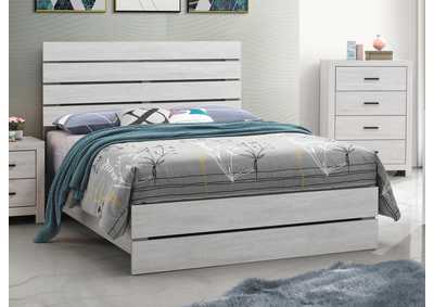 Image for Brantford Eastern King Panel Bed Coastal White