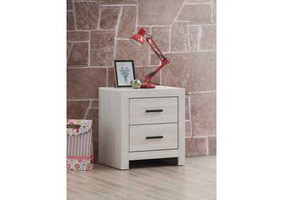 Image for Brantford 2-drawer Nightstand Coastal White