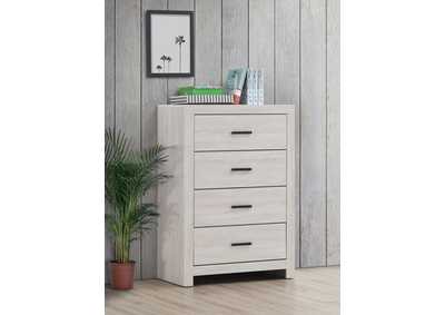 Image for Brantford 4-drawer Chest Coastal White